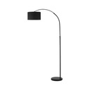 AZKO Eglare Mini Arco Lampu Lantai E27 Standing Floor Light Lampu Tiang Dekorasi Lampu Berdiri - Hitam