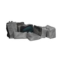 AZKO Passport Set 7 Pcs Tas Organizer Organizer Bag Set Perlengkapan Traveling Tas Serbaguna Toiletries Pouch - Abu-abu