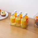 AZKO Stora Keranjang Penyimpanan Clear Handle Storage Basket Kotak Penyimpanan Serbaguna Bin Organizer Tempat Simpan Barang - XS