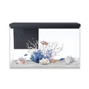 AZKO Krisbow Sync Smart Aquarium Nano - Abu-Abu Tank Aquarium Pintar Aquascape Tempat Tinggal Hewan Laut Wadah Tempat Ikan Dekorasi Rumah