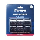 AZKO Berwyn Overgrip Badminton Perforated Grip Raket Over Grip Racket Badminton Perlengkapan Alat Olahraga Aksesoris Badminton - Hitam