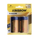 AZKO Krisbow Set 2 Pcs Baterai Alkaline C Lr14-1.5V