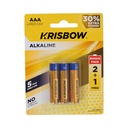 AZKO Krisbow Set 18 Pcs Baterai Alkaline Aaa Lr03-1.5V