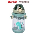 AZKO Kris 500 ml Botol Minum Anak Tritan Dino - Hijau