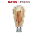 AZKO Eglare Bohlam Led Filamen Edison 5 watt St64 E27 - Warm White