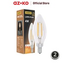 AZKO Eglare Bohlam Led Filamen Candle 4 watt W/Dimm - Warmwhite