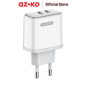 AZKO Memoo Kepala Charger Dual Usb Type C 35 watt