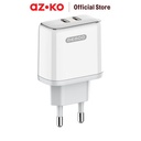 AZKO Memoo Kepala Charger Dual Usb Type C 35 watt