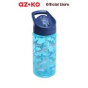 AZKO Smash 450 ml Botol Minum Shark Sipper - Biru