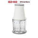 AZKO Kris 600 ml Mini Chopper Kaca - Putih