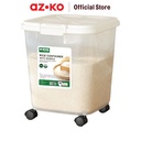 AZKO Kris 15 ltr Tempat Beras - Putih