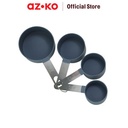 AZKO Kris Set 4 Pcs Sendok Takar - Abu-Abu