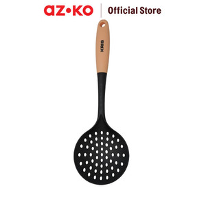 AZKO Kris Sendok Saring Nylon Tpr - Hitam/Pink Coral