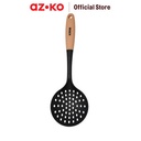 AZKO Kris Sendok Saring Nylon Tpr - Hitam/Pink Coral