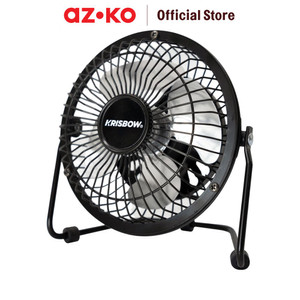 AZKO Krisbow 4 inci Kipas Angin Meja Personal