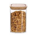 AZKO Kris Rica Stoples Kaca Borosilicate Food Canister Jar Tempat Simpan Snack Dan Permen Setoples Toples Beling Serbaguna Perlengkapan Dapur Wadah Makanan - 1.20