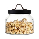 AZKO Kris Kanto Stoples Kaca Food Canister Jar Tempat Simpan Snack Dan Permen Setoples Toples Beling Serbaguna Perlengkapan Dapur Wadah Makanan - 1.74