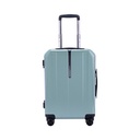AZKO Luggo Fort Koper Pc & Aluminium Tsa Lock Luggage Hardcase Luggage Koper Bagasi Dengan Tsa Tas Jalan-Jalan Travel Bag Tas Roda - Hijau, 20 inci