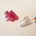 AZKO Ataru Sandal Wanita Jelly Sling Back Women Slipper Sendal Kasual Outdoor Alas Kaki Perempuan Stylish - Krem, 39/40