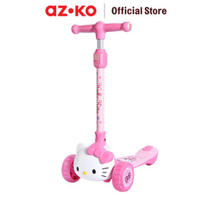AZKO Hello Kitty Skuter Anak 3 Roda 3D - Pink