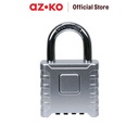 AZKO Krisbow Gembok 4 Angka Kombinasi Heavy Duty - Silver
