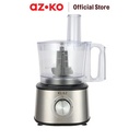 AZKO Klaz 2.1 ltr Food Processor 9In1 500 Watt - Silver / Hitam
