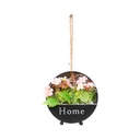 AZKO Arthome Bunga Artifisial Gantung Dengan Lampu Artificial Plants With Lamp Artifisial Flowers Dekorasi Tanaman Hias - Pink