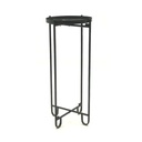AZKO Arthome 26 cm Rak Tanaman Basic Stand Bunga Tempat Tumbuhan Perlengkapan Berkebun Aksesoris Taman - Hitam, M
