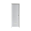 AZKO Maxbuilt Pintu Kamar Mandi Pvc Wood Right Waterproof Bathroon Door Pintu Anti Air Serbaguna Perlengkapan Rumah Tangga - Cokelat, Pintu Kiri