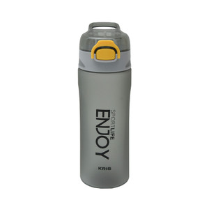 AZKO Kris Enjoy Botol Minum Tritan Matte Water Drinking Bottle Botol Air Bpa Free Wadah Minuman Perlengkapan Minum Drinkware - Abu-abu
