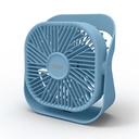 AZKO Memoo Kipas Angin Portabel Rechargable 2000 Mah Portable Fan Kipas Mini Travel Serbaguna Penyejuk Udara - Biru