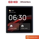 AZKO Krisbow Sync Smart Wifi Kontrol Panel 4 inci - Hitam Control Panel Panel Kontrol Wireless Peralatan Elektronik Smart Home
