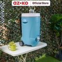 AZKO Stora 20 Ltr Wadah Pendingin Cooler Dengan Roda - Biru