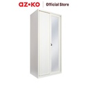 AZKO Masterspace 90X55X195 cm Lemari Pakaian 2 Pintu Geser - Putih