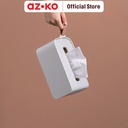 AZKO Stora Kotak Tisu - Pink Tissue Box Holder Tempat Tisu Aesthetic Wadah Penyimpanan Tisyu Perlengkapan Rumah Tangga