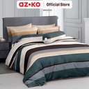AZKO Sleeplite 180X200 cm Set 5 Pcs Seprai King Polyester Stripe Nomad