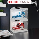 AZKO Stora Kotak Sepatu 2 Tingkat Dengan Automatic Opened & Lampu Led