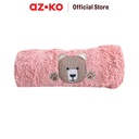 AZKO Ataru 30x50 Cm Handuk Mandi Anak Bear - Pink