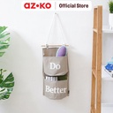 AZKO Ataru 20x38 Cm Rak Gantung 2 Kompartemen - Cokelat