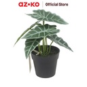 AZKO Arthome Tanaman Artifisial Leaf Dengan Pot