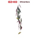 AZKO Arthome Tanaman Artifisial Garland Taro Leaf - Hijau/Ungu