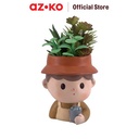 AZKO Arthome Tanaman Artifisial Sukulen Dengan Pot Drink