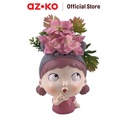 AZKO Arthome Tanaman Artifisial Sukulen Dengan Pot Anima Think