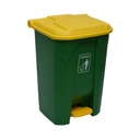 AZKO Krisbow 100 Ltr Tempat Sampah Outdoor Pedal Nw - Hijau