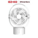 AZKO Kris 9 Inci Kipas Angin Rechargeable - Putih