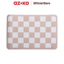 AZKO Forhom 60x40 Cm Keset Kamar Mandi Diatomite Soft Cube - Cokelat