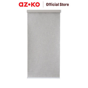AZKO Forhom 90x200 Cm Roller Blind Blackout Textured - Abu-Abu