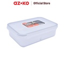 AZKO Kris 1.5 ltr Wadah Makanan 4 Sekat Rectangular