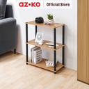 AZKO Stora 75 Cm Rak Penyimpanan 3 Tingkat Kayu
