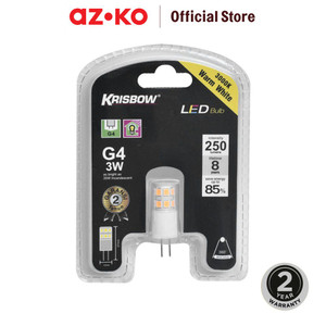 AZKO Krisbow Bohlam Led 3 Watt Warm White 250 Lumen G4 - Kuning